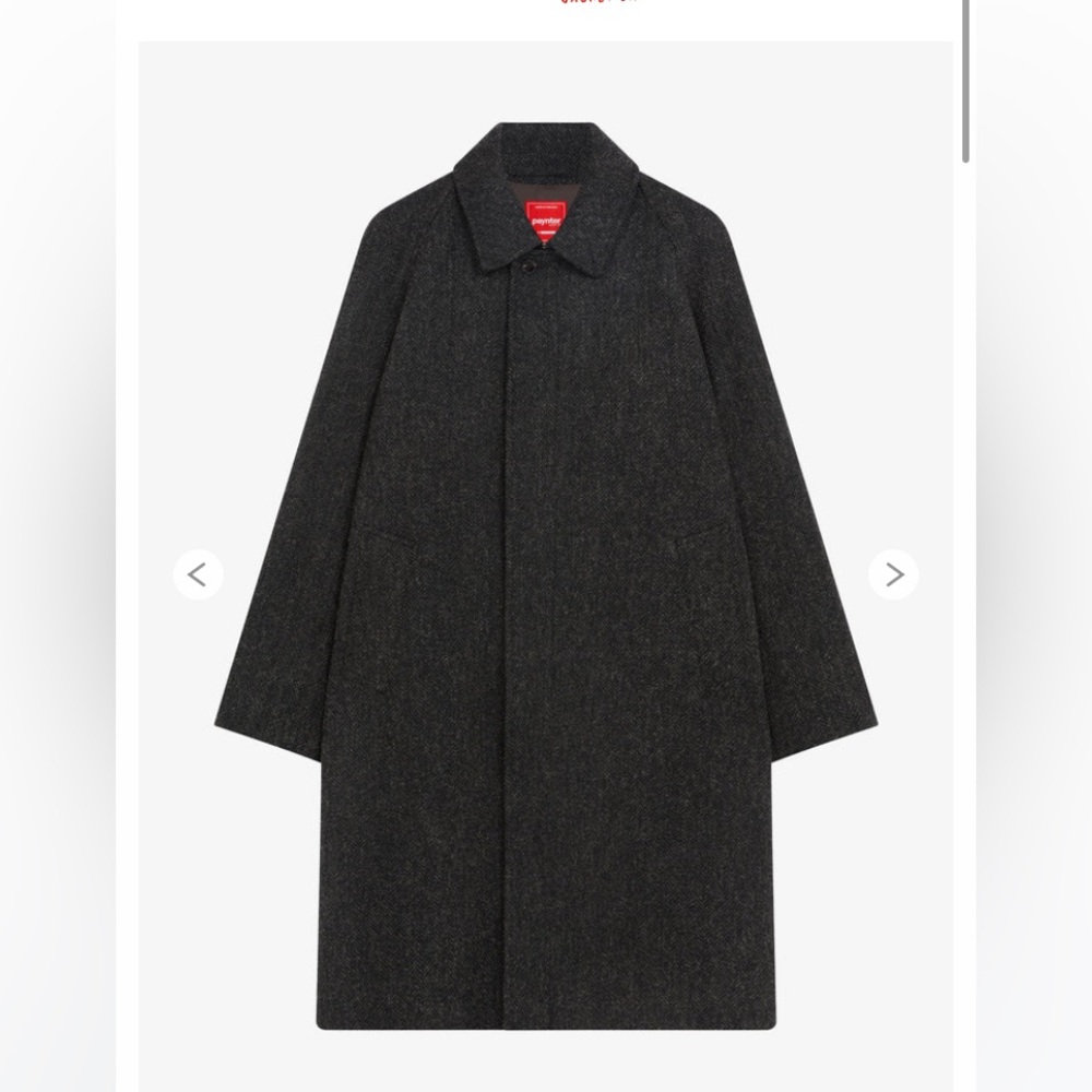 Men’s Paynter Harris Tweed Overcoat - Picture 4 of 8